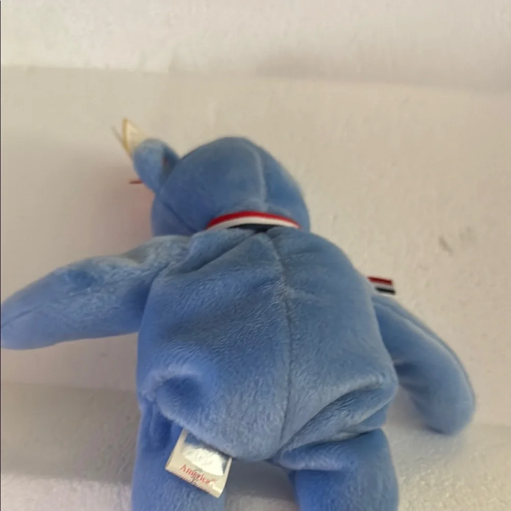 Ty Blue Teddy BearAmerican Flag - Picture 5 of 8